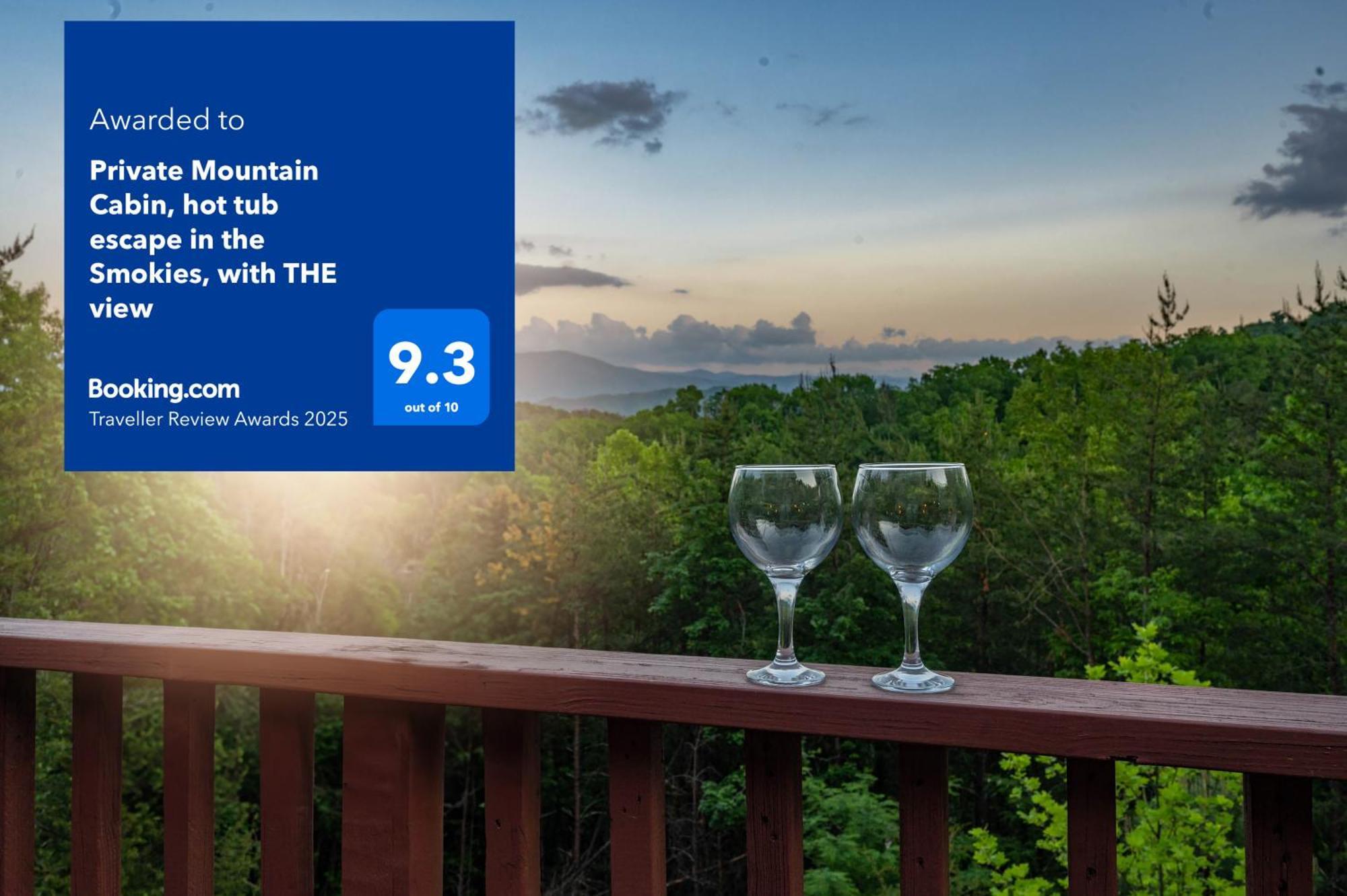 Private Mountain Cabin, Hot Tub Escape In The Smokies, With The View Sevierville Esterno foto